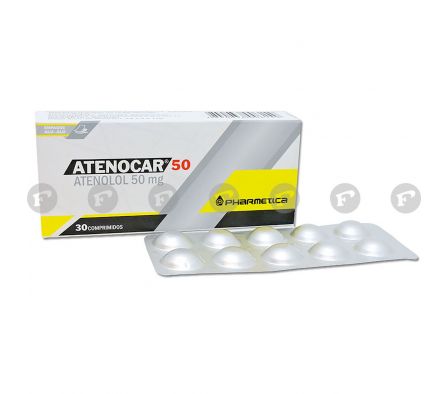 ATENOCAR 50 CJ X 30 COMPRIMIDOS