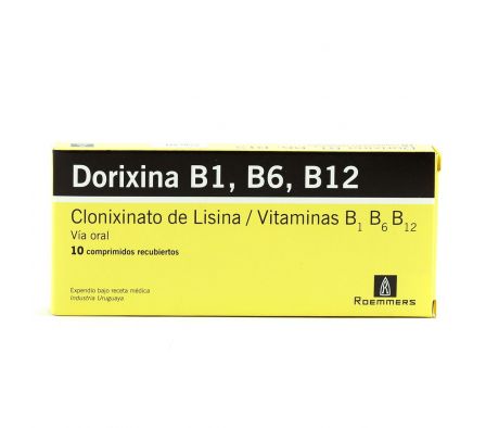 DORIXINA B1B6B12 CJ X 10 COMPRIMIDOS