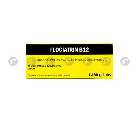 FLOGIATRIN B12 CJ X 10 COMPRIMIDOS