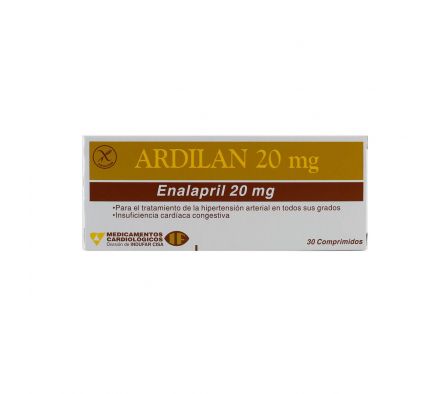 ARDILAN 20 MG CJ X 30 COMPRIMIDOS