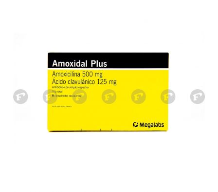 AMOXIDAL PLUS CJ X 8 COMPRIMIDOS