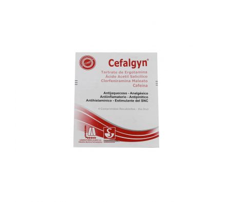 CEFALGYN 1 SOBRE X 4 COMPRIMIDOS