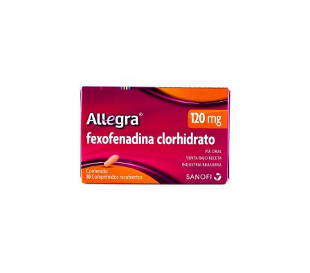 ALLEGRA 120 MG. CJ X 10 COMPRIMIDOS