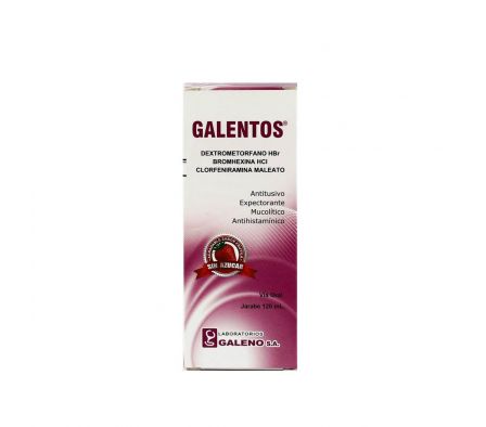 GALENTOS JARABE FRASCO X 120 ML.