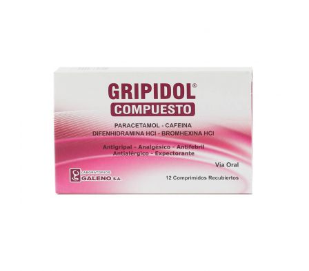GRIPIDOL CMPTO. CJ X 12 COMPRIMIDOS