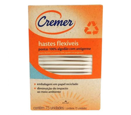 Cremer cotonetes cj75 unid.