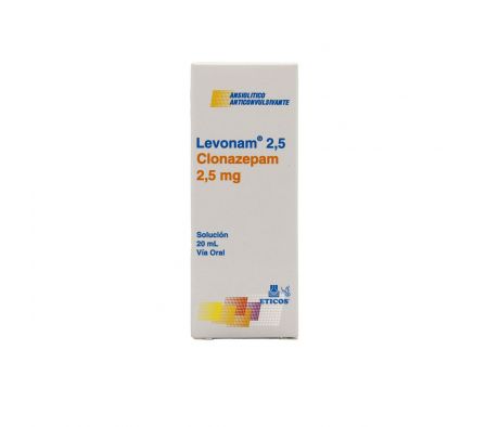 LEVONAM 2.5 MG. GOTAS FRASCO X 20 ML.