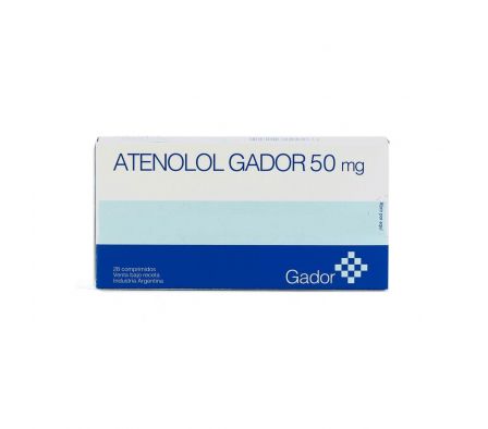 ATENOLOL 50 MG CJ X 28 COMPRIMIDOS