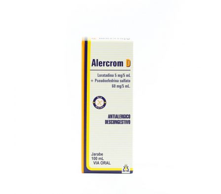 ALERCROM-D JARABE FRASCO X 100 ML.