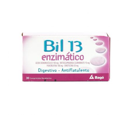 BIL 13 ENZIMATICO CJ X 30 COMPRIMIDOS