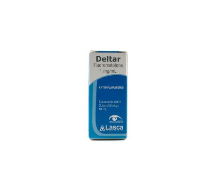 Deltar Fluorometolona 1 mg/ml Gotas - Frasco de 10 ml