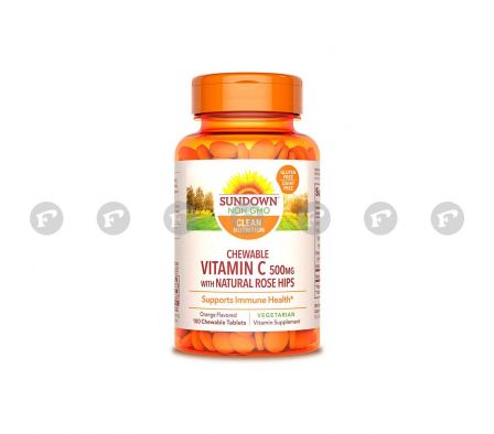 VITAMINA C 500 MG. CHEW. (MASTICABLE)  SUND. FR. X 100 TABL.