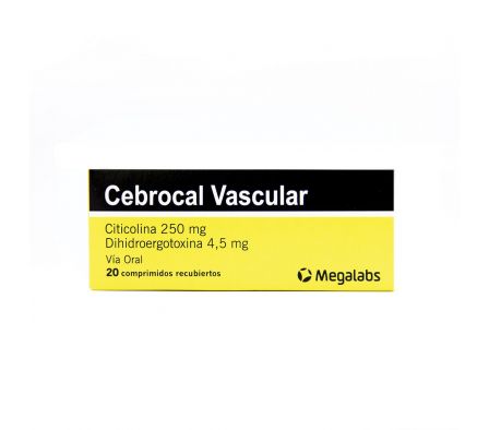 CEBROCAL VASCULAR CJ X 20 COMPRIMIDOS