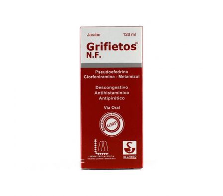 GRIFIETOS NF JARABE FRASCO X 120 ML.