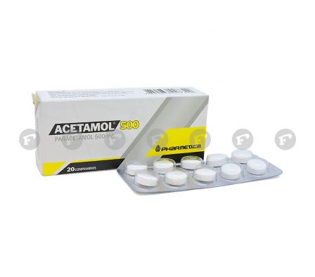 ACETAMOL 500 CJ X 20 COMPRIMIDOS