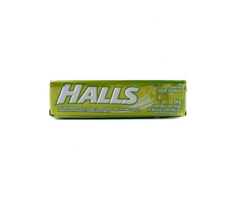 HALLS UVA VERDE CARAMELOS PAQ. X 30 GR../.