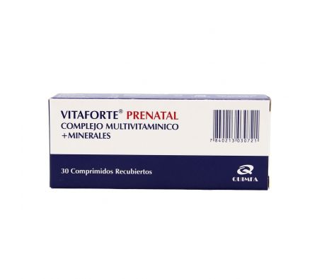VITAFORTE PRENATAL CJ X 30 COMPRIMIDOS