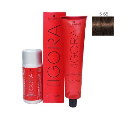 igora royal castaño marron dorado 5-65 60ml + agua oxig./.