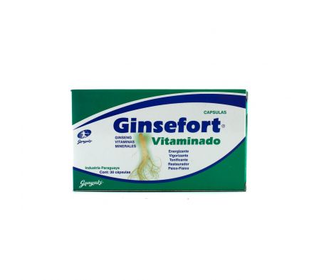GINSEFORT VITAMINADO CJ X 30 CÁPS.