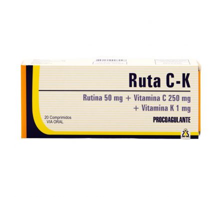 RUTA CK CJ X 20 COMPRIMIDOS