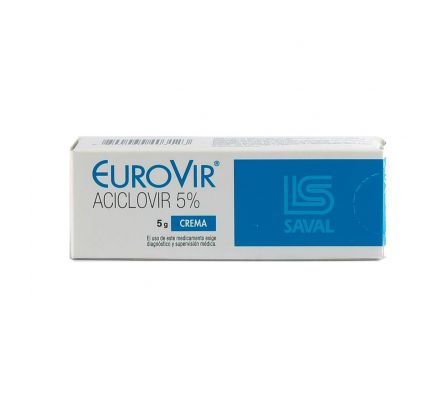 EUROVIR 5% CREMA CJ X 5 GRAMOS