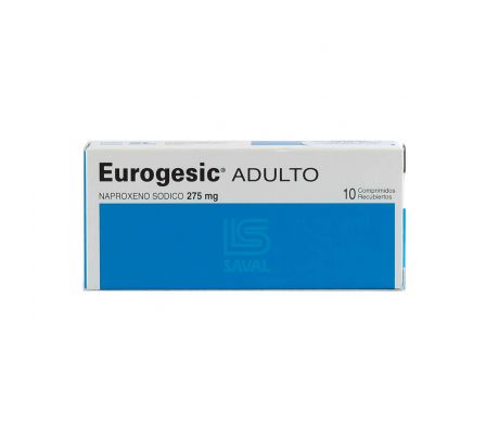 EUROGESIC AD. 275 MG. CJ X 10 COMPRIMIDOS