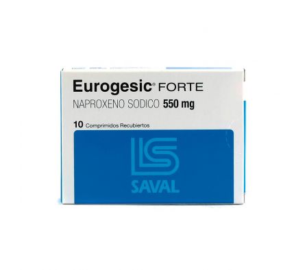 EUROGESIC FTE. 550 MG. CJ X 10 COMPRIMIDOS