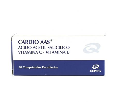 CARDIO AAS CJ X 30 COMPRIMIDOS