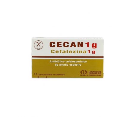 CECAN 1 GRAMO CJ X 12 COMPRIMIDOS