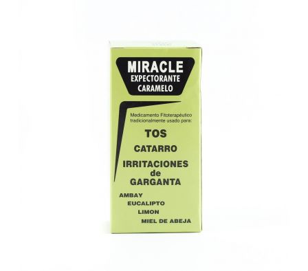 MIRACLE CARAMELO EXPECTORANTE CJ