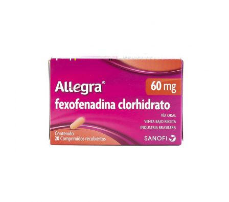ALLEGRA 60 MG. CJ X 20 CÁPS.