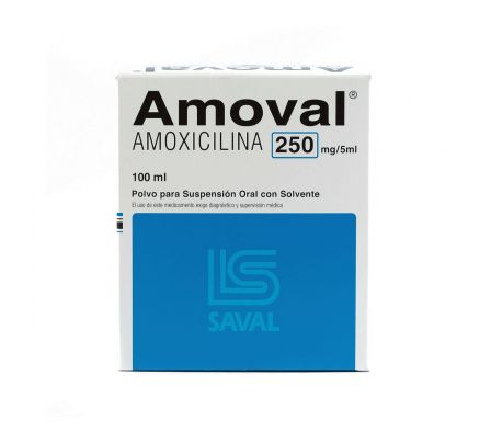 AMOVAL 250 MG. SUSP. FRASCO X 100 ML.