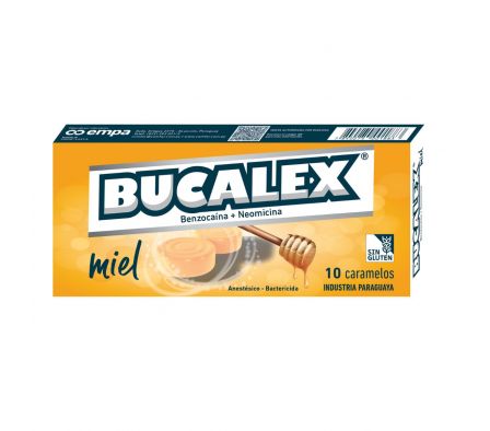 BUCALEX MIEL CJ X 10 CARAMELOS