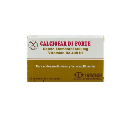 CALCIOFAR D3 FORTE CJ X 30 COMPRIMIDOS