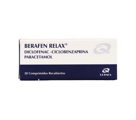 BERAFEN RELAX CJ X 20 COMPRIMIDOS