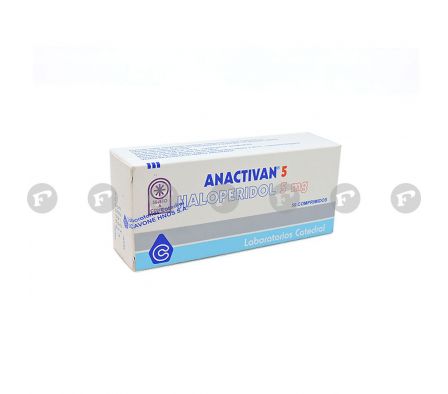 ANACTIVAN 5 MG. CJ X 50 COMPRIMIDOS