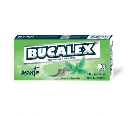 BUCALEX MENTA CJ X 10 CARAMELOS