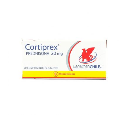 CORTIPREX 20 MG. CJ X 20 COMPRIMIDOS
