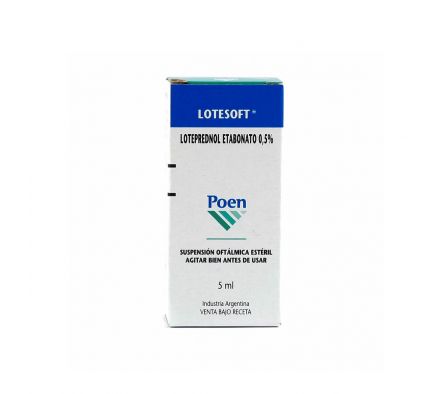 LOTESOFT OFTALM. SUSP. FRASCO X 5 ML.