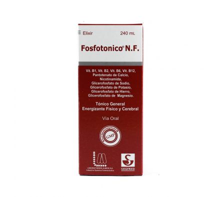 FOSFOTONICO JARABE FRASCO X 240 ML.