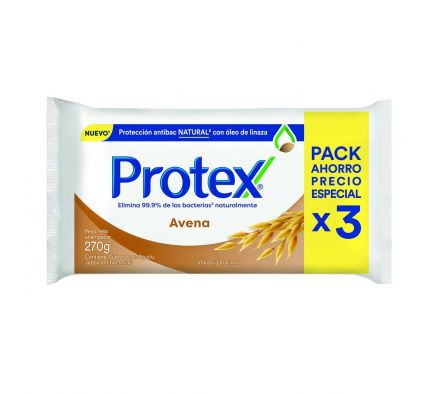 Protex jabon avena x 3 unidad