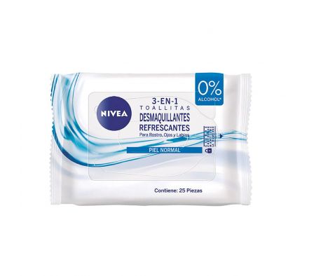 Nivea Facial toallitas desmaquillantes normal paq.25 unid./.