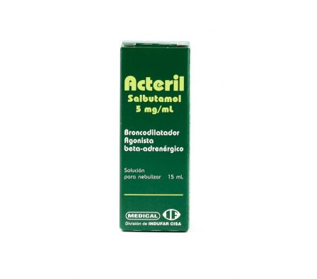 ACTERIL SOL.P/ NEBULIZAR FRASCO X 15 ML.