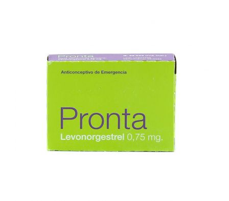 Pronta Levonorgestrel 0,75 mg - Caja de 2 comprimidos