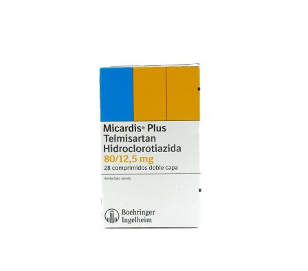 MICARDIS PLUS 80/12,5 MG. CJ X 28 COMP.