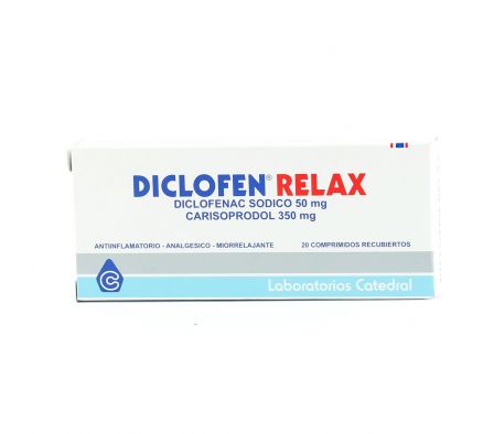 DICLOFEN RELAX CJ X 20 COMPRIMIDOS