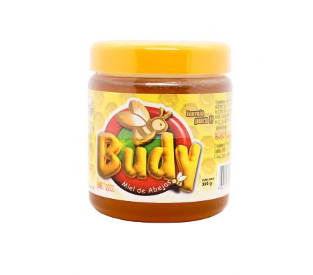 BUDY MIEL DE ABEJA FRASCO X 360 GRAMOS