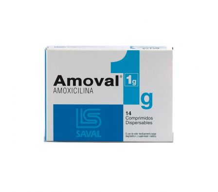 AMOVAL 1 GR.DISP. CJ X 14 COMPRIMIDOS