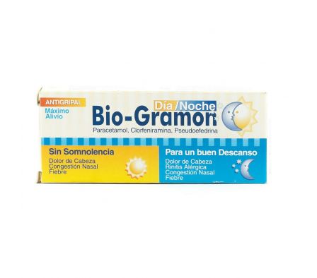 BIOGRAMON DIA Y NOCHE CJ X 6 COMPRIMIDOS