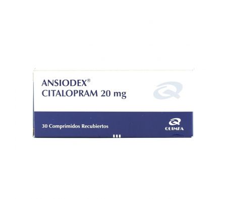 ANSIODEX 20 MG. CJ X 30 COMPRIMIDOS